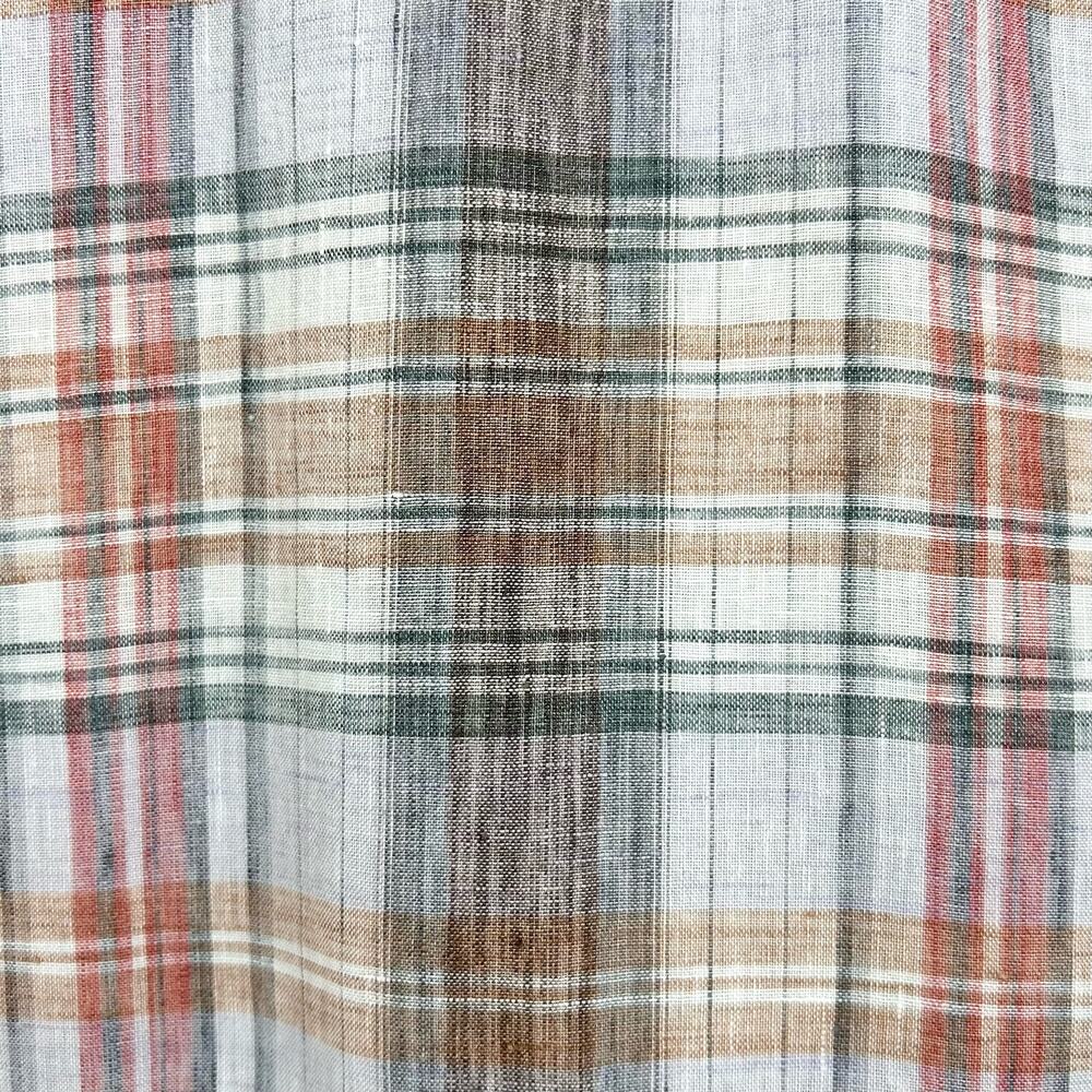 Mason's Italian 100% Linen Woven Button-Up Shirt - Picture 4 of 8